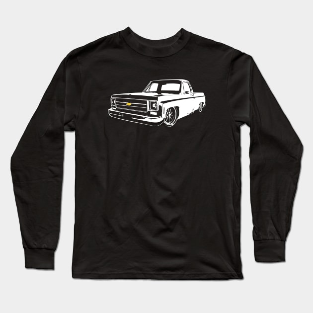 chevrolet squarebody Long Sleeve T-Shirt by small alley co